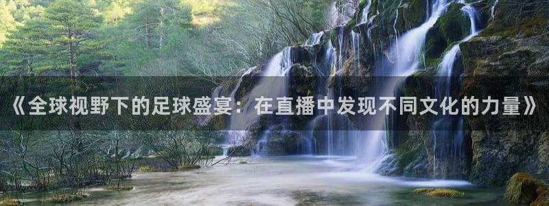 小球迷app：《全球视野下的足球盛宴：在直播中发现不同文化的力量》