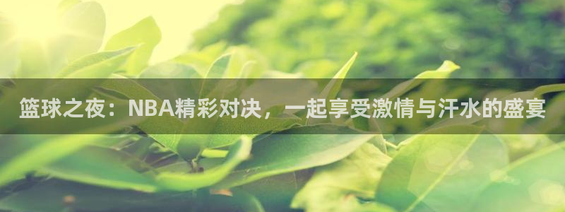 小球迷直播：篮球之夜：NBA精彩对决，一起享受激情与汗水的盛宴